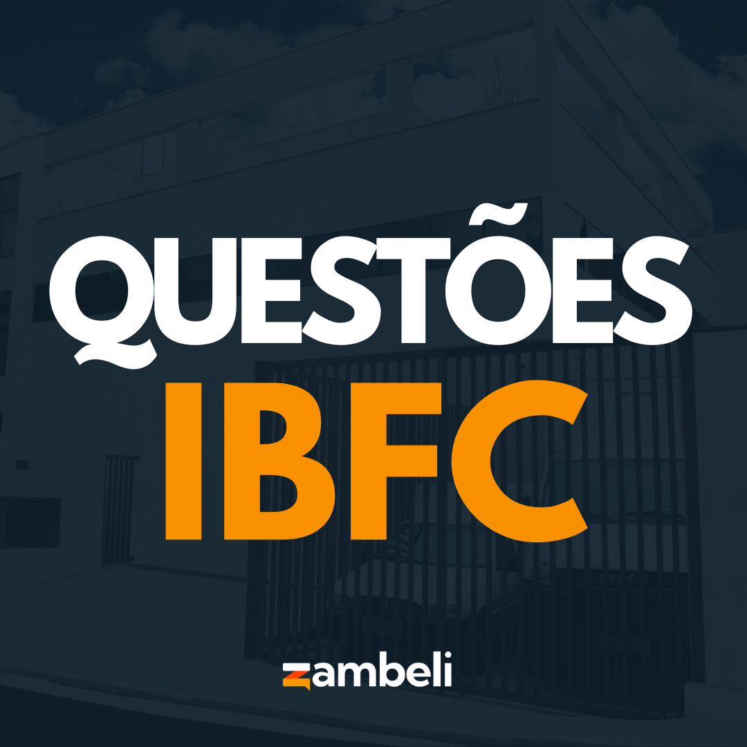 Logo Questões IBFC 