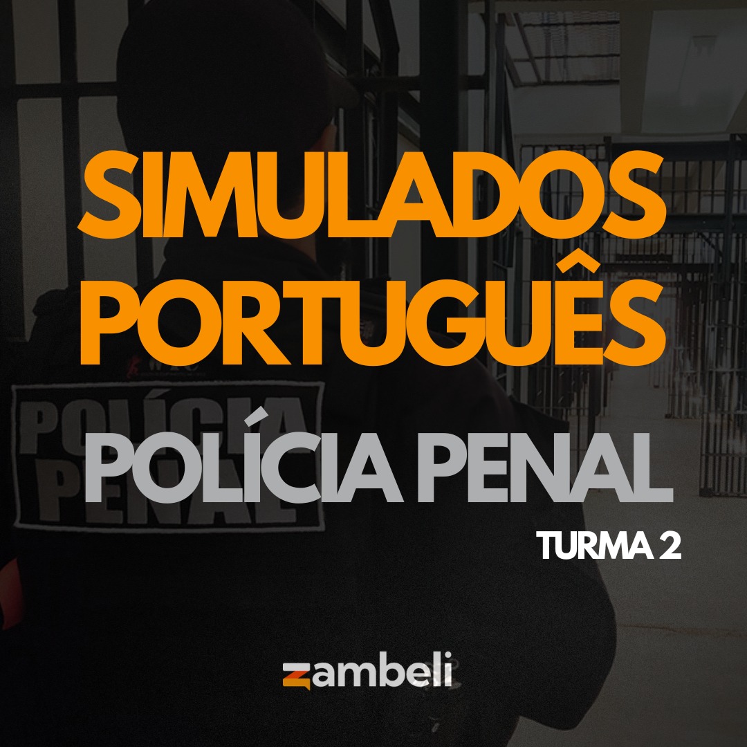 Simulados Português | Polícia Penal RS | Turma 2