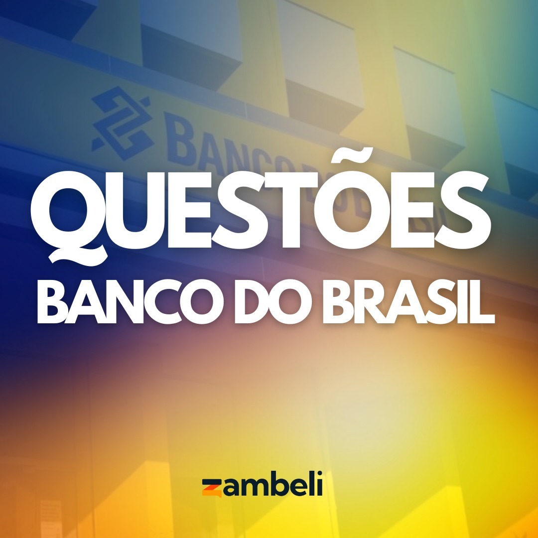 Logo Questões Banco do Brasil Banca Cesgranrio
