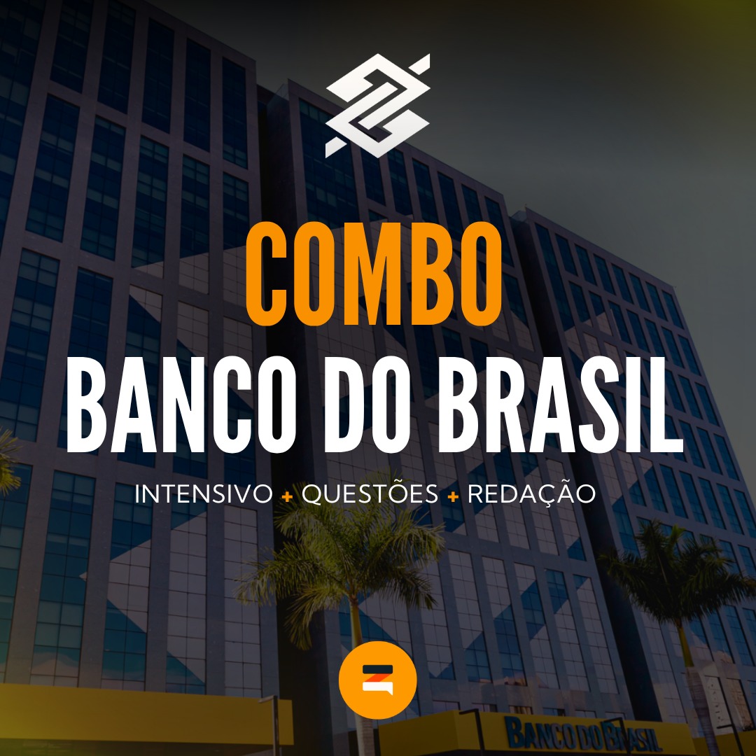 Combo Banco do Brasil - Intensivo + Questões + Redação