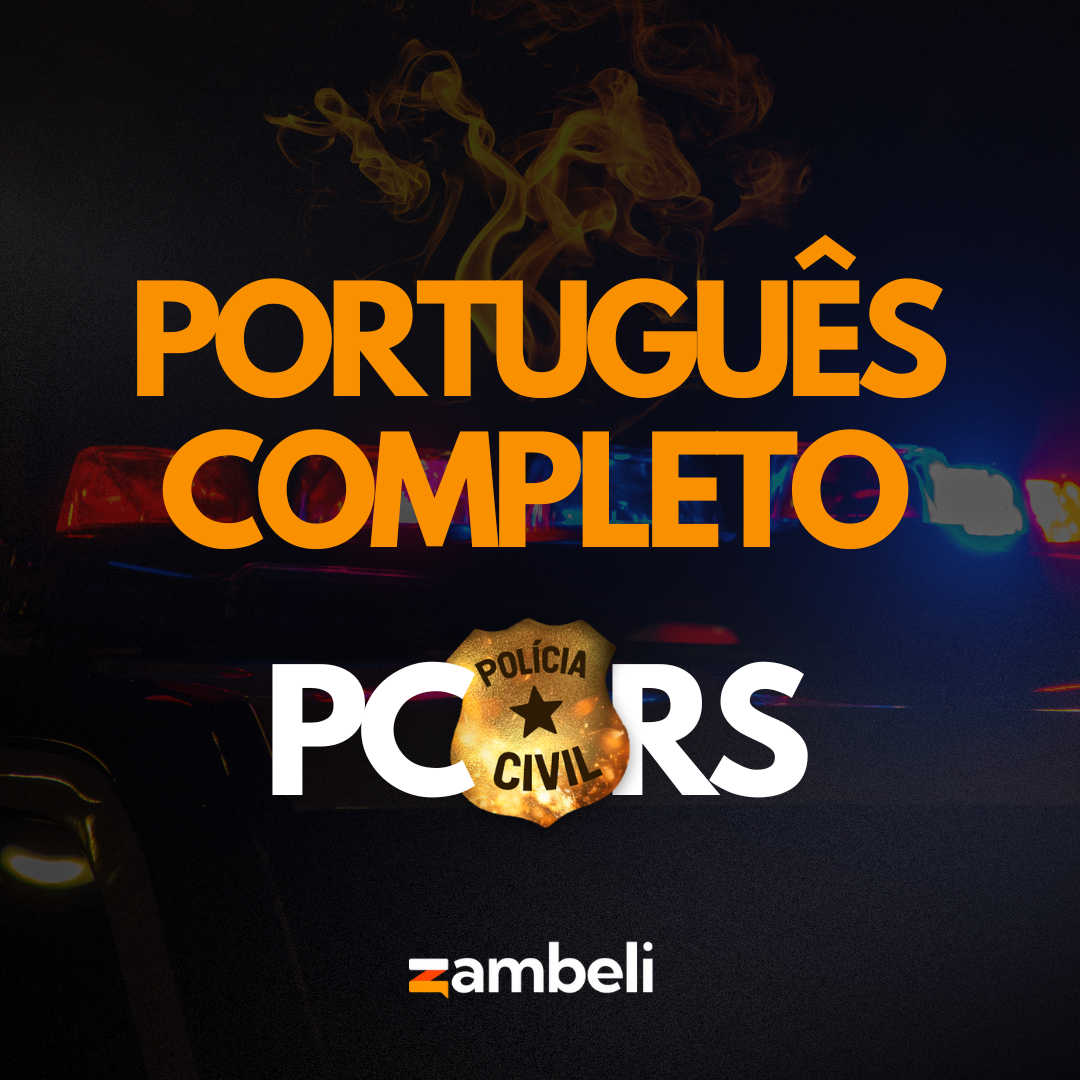Logo Português Completo PCRS Escrivão e Inspetor