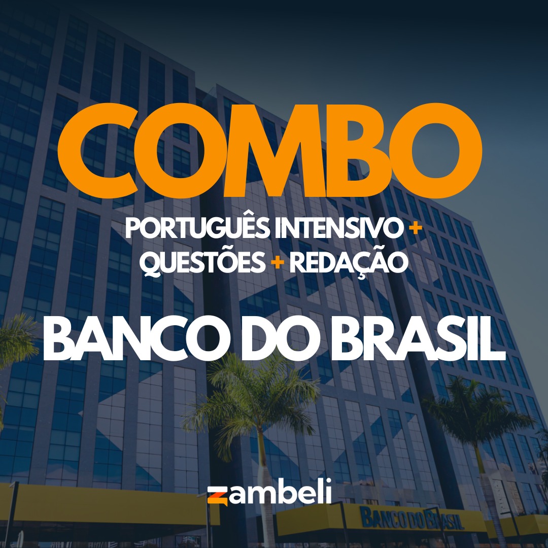 Combo Banco do Brasil - Intensivo + Questões + Redação