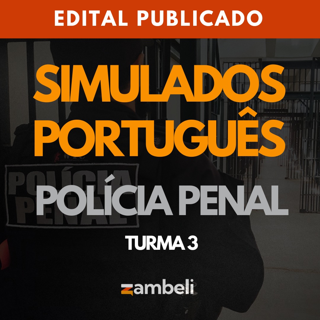 Simulados Português | Polícia Penal | Turma 3